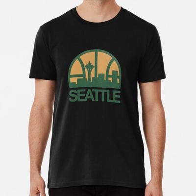 Seattle Sonics S do 5XL Wyprodukowano w AU/USA Koszulka