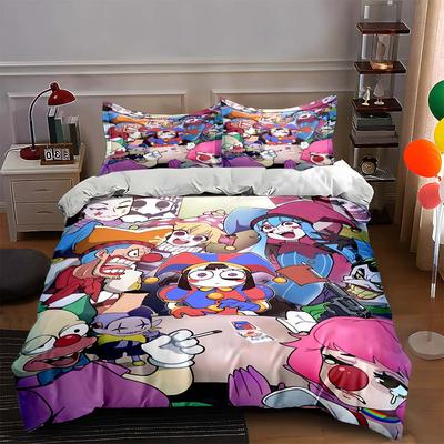 Colorful, Animated, Whimsical. Bedding Duvet Cover Sets Duvet Covers Pillowcases Gifts (1 * Duvet Cover 2 * Pillowcases, Without Duvet Insert)