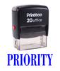 Printtoo Self Inking Rubber Stamp Office Stationary PRIORITY Custom