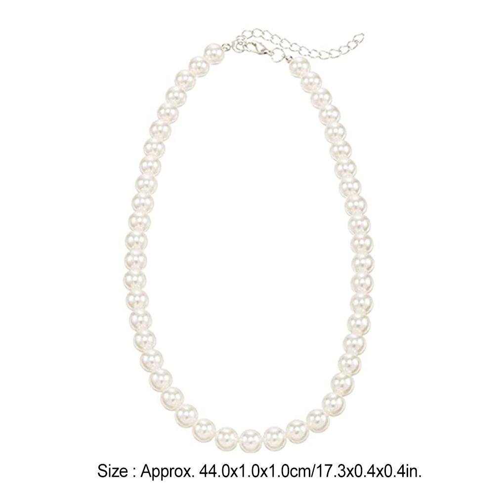 Simulation Pearl Necklace Charming Fashion Decor Accessory Clothes Pendant Hanging Decor Fashion Necklaces Birthday Gift