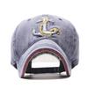 New anchor baseball cap, washed denim anchor hat, retro cap for men and women