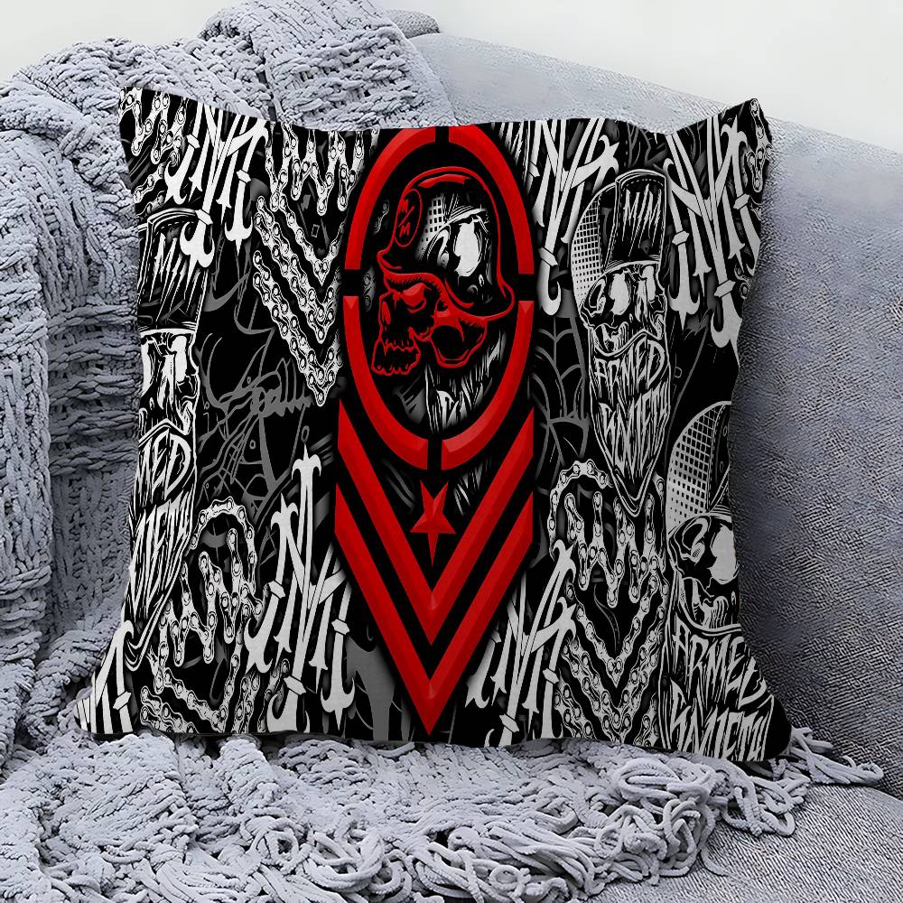 M-Metal M-Mulisha Pillow Anime Pillow Sofa Bed Head Pillow Cover Cushion Cover 45x45 Cm Fashion