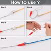 Electrical Fish Sticks Electrical Threader Wand Accessories Fiberglass Fish Sticks For Wall Wiring Duct Indoor Outdoor