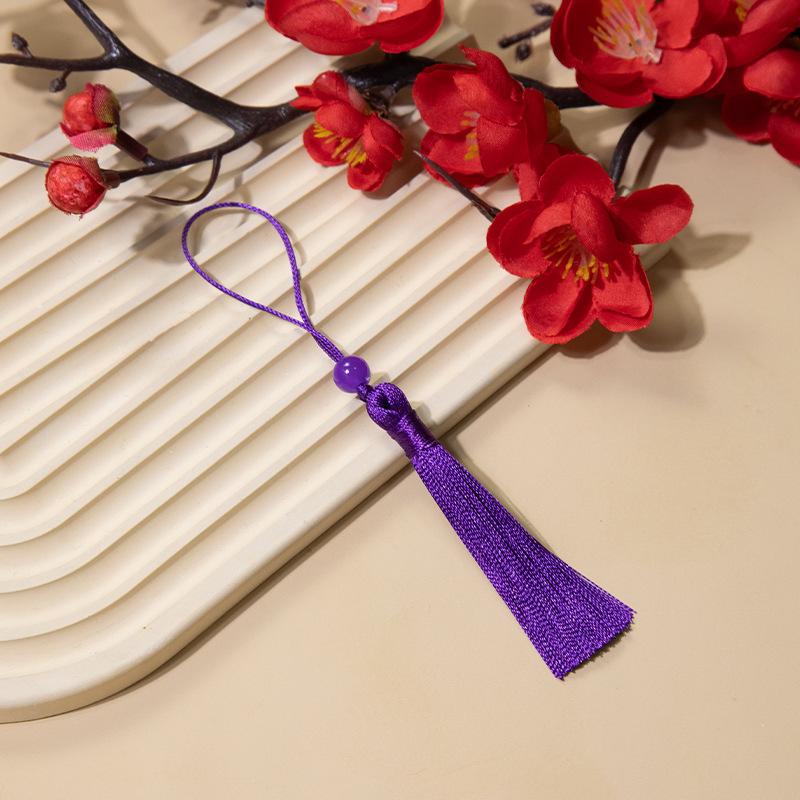 Yuxiao 7Cm Small Fringed Ear Beaded Thin Thread Bookmark Hanging Ear U Disk Sachet Sachet Pendant Fan Pendant