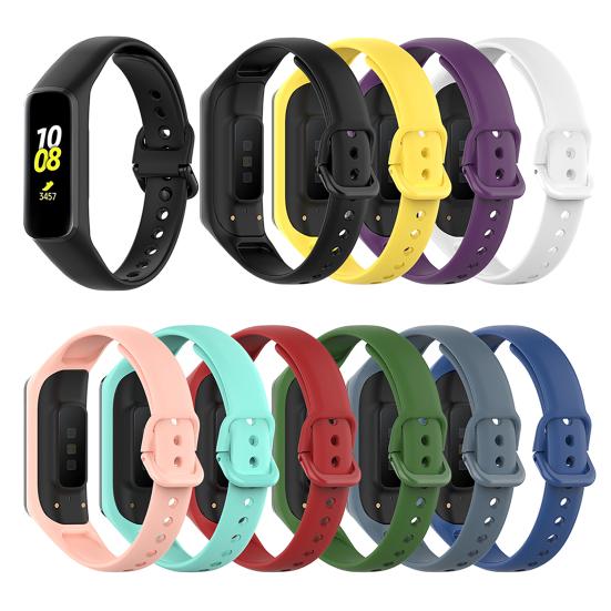 Watch Band Twill Waterproof Silicone Adjustable Wrist Strap for Samsung Galaxy Fite R375