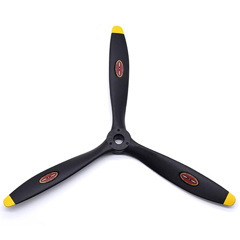 1PCS RC Emulated Airplane Model 8060 9060 1060 1170 1370 3 Blades Propeller Carbon Nylon for Electric/Methanol Petrol Engine
