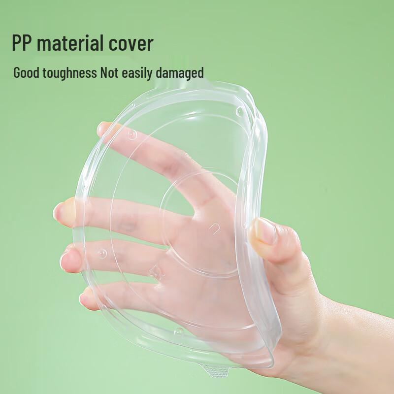 Meliya Disposable Kraft Paper Food Containers with Lids
