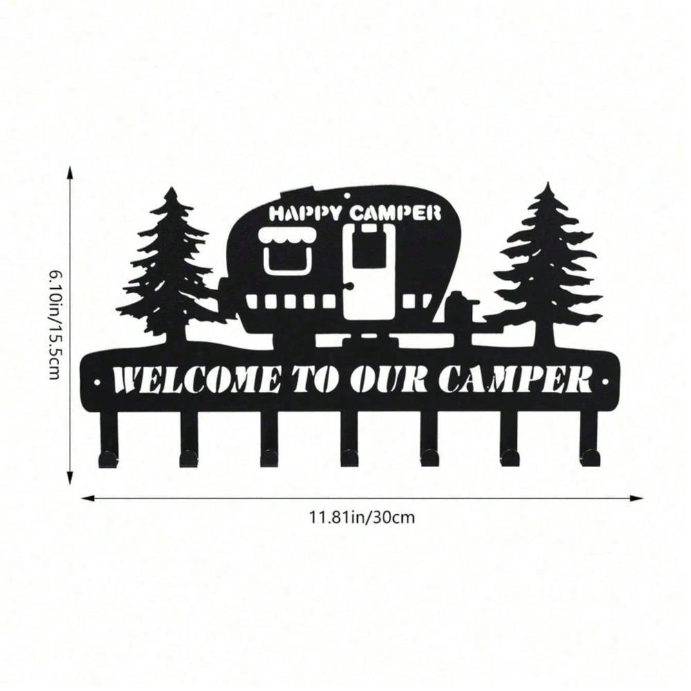 

Wrought Iron Pine Tree Wall Hooks Heavy Duty Coat Hanger Farmhouse Entryway Decor Key Rack Rustic Cabin Mug Holder for Kitchen Bedroom Bathroom різнокольоровий