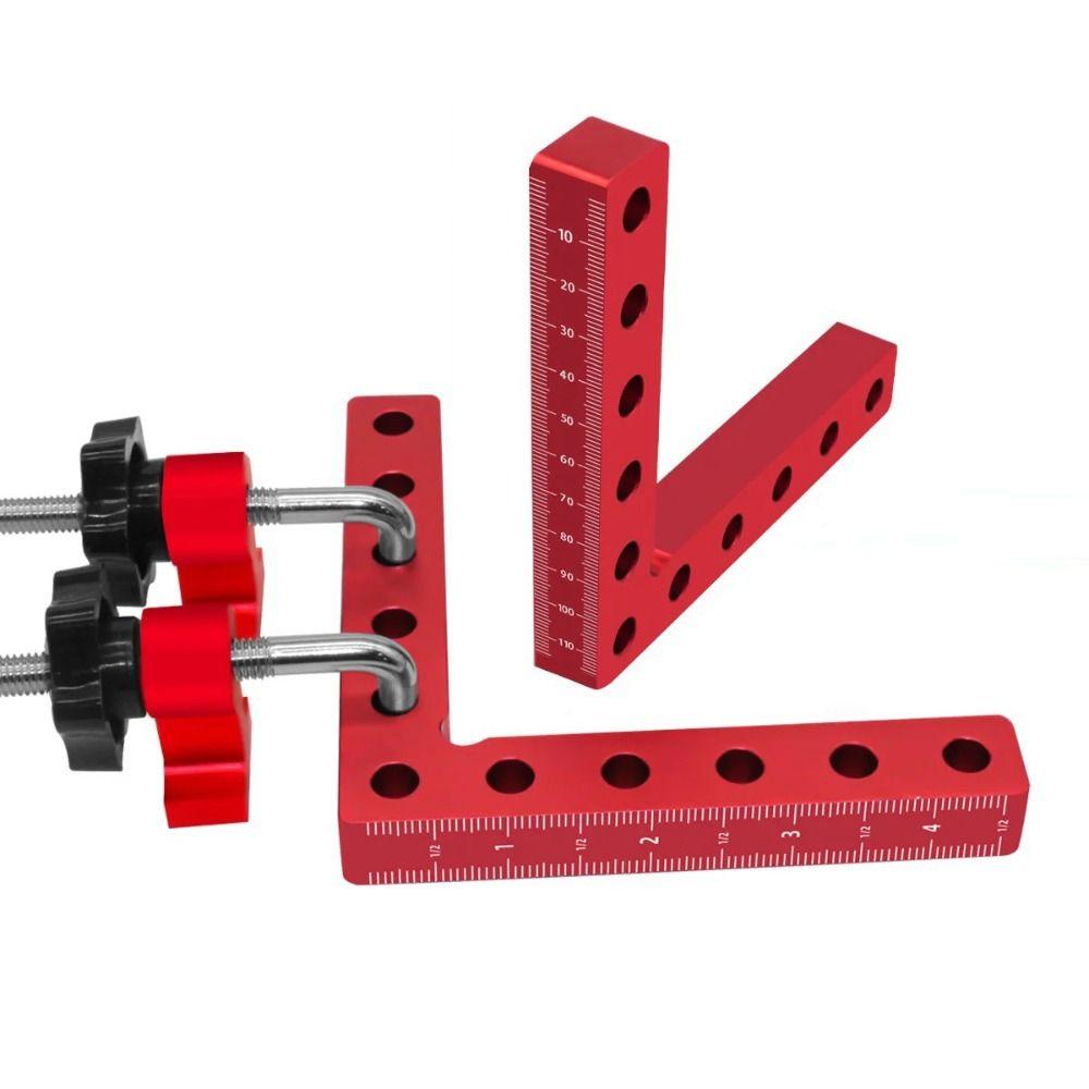 140mm Corner Clamps 90 Degree Positioning Auxiliary Fixture Panel Fixing Clip  for Woodworking