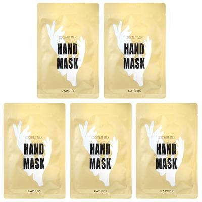 Handmaske, Kokosmilch, 5 Paar, 0,47 fl oz (14 ml)