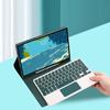 Klawiatura bezprzewodowa Bluetooth do Samsung Galaxy Tab S8 X700 X706 S7 11 cali etui S6 Lite 10.4 Tab A7 A8 skórzane etui z klapką