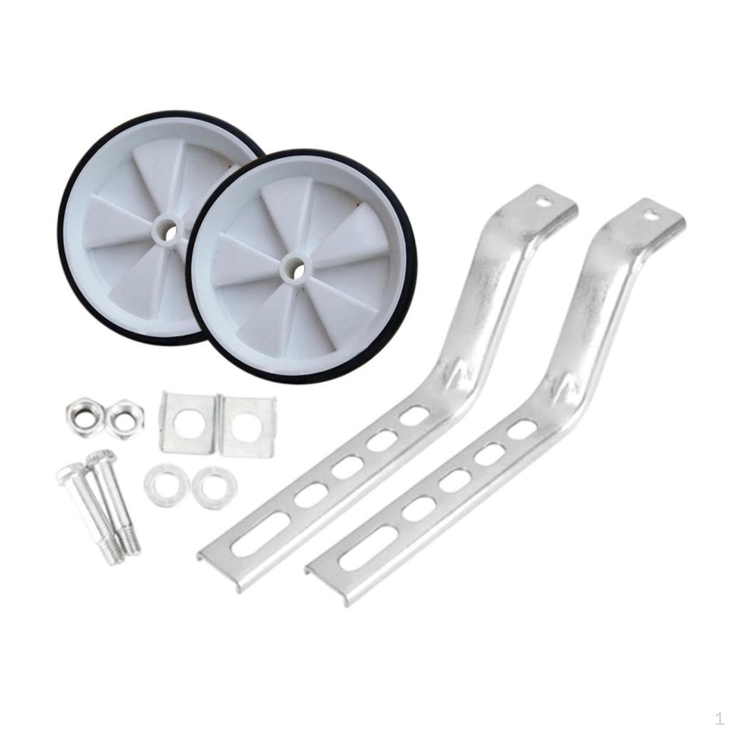 Auxiliary Wheels for Children Bicycles, Compatible with 12-20 Inch Models