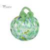 Cute Autumn Centerpiece Mini Hand Blown Glass Pumpkin Ornament, Collectible Thanksgiving Halloween Decoration Faux Crystal Hanging for Fall,