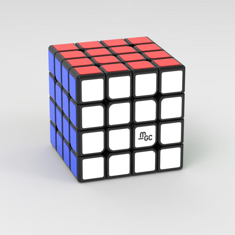 YongJun MGC 4X4 Magnetic Magic Cube Educational Puzzle Aurora UV / Stickerless / Black Sticker Cubo Magico Toys
