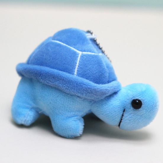 11cm Turtle Plush Pendant PP Cotton Fully Filled Lovely Marine Animal Plushies Ornament Soft Stuffed Animal Purse Keychain Pendant Birthday Gift