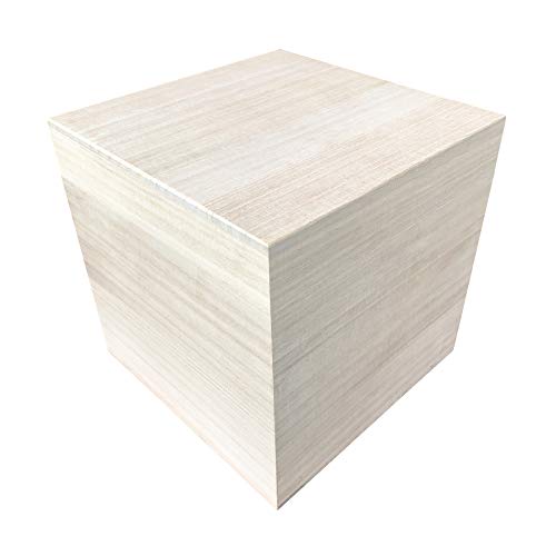 Paulownia wood storage box, cube type (250mm)