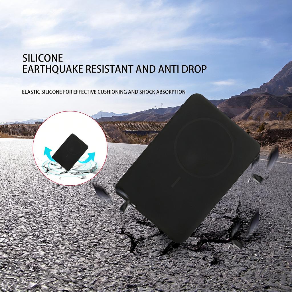 Lightweight Silicone Protector Skin for WPB0507S 5000mAh Mobile Power Shock Absorption Effect Resistance Sleeve