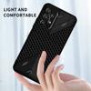 Black carved woven texture Phone Case For Samsung A41 A35 A34 A33 A32 A25 A24 A23 A21s A06 A05 A04 A03 Note 10 20 Ultra 5G Black