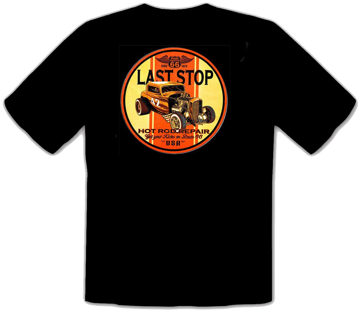 26 Vintage Garage Hotrod Vintage Car Custom Black T-Shirt -440- Unisex T-Shirt S