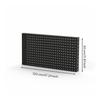 Screw-Mount Perforated Pegboard Panel Space-Saving with Hooks