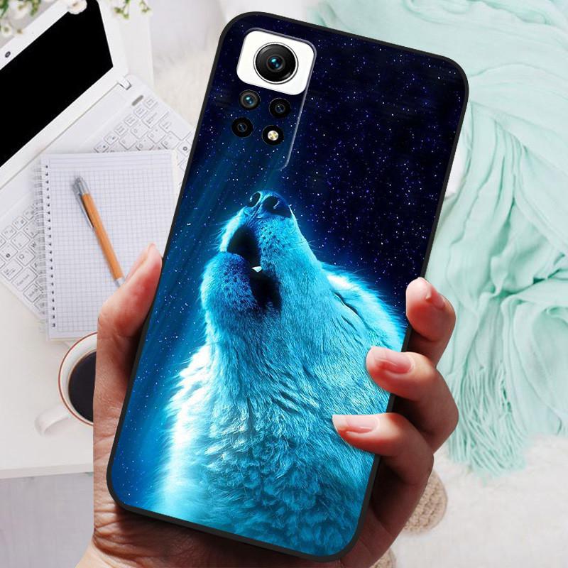 Cover For Redmi Note 12 Pro 4G Case Silicone Painted Soft Protective Black Coque For Xiaomi Redmi Note12 Pro 4G NFC Cartoon TPU