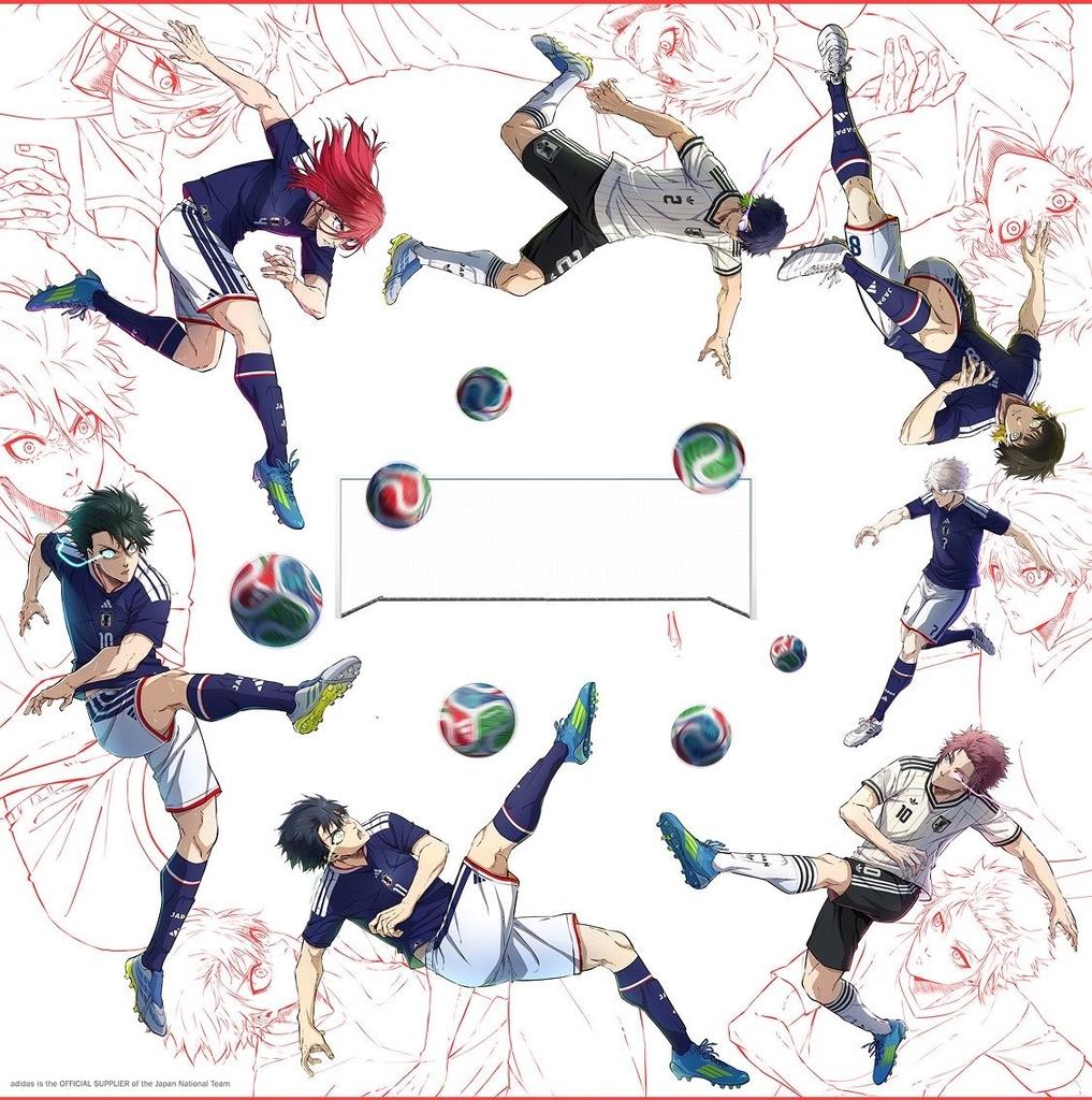 Blue Lock Adidas Limited 2026 Japan Heat Transfer Stickers Isagi Yoichi