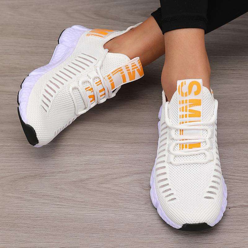 Fashion Women's Platform Sports Shoes with Fashionable Trendy Design Breathable Comfortable Shoes Outdoor Hiking  Walking Casual Shoes
