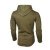 Men's Jacquard Patchwork Zipper Hoodie - Round Neck, Long Sleeve, European American Style