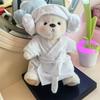 For 30Cm Lena Little Bear Bathrobe Replacement Dress Mink Fur Bear Hat Shark Clothes Cute Plush Doll Dress Up Clothes