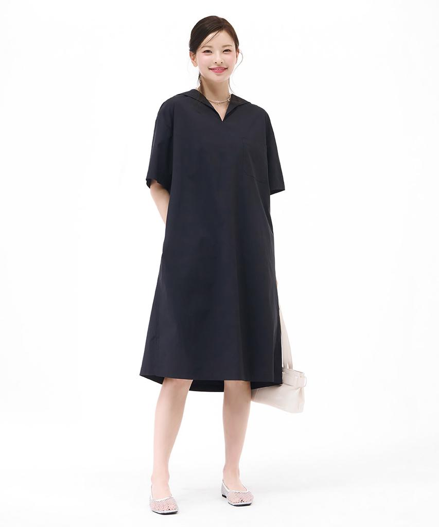 Chase Cult Women'S Lightweight Sailor Collar Dress - Navy