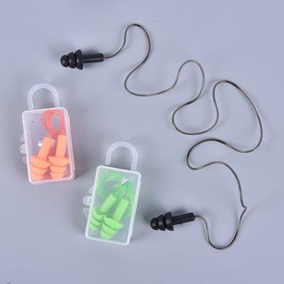 Zátkové chrániče sluchu Sleep Anti-Noise Redukce hluku Vodotěsné silikonové špunty do uší