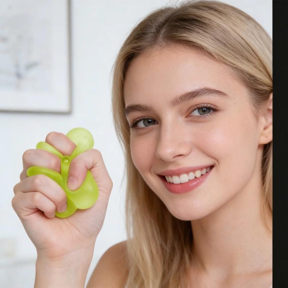 Soft Decompression Sensory Toy Stress Ring Gel Squishy Toy Anti-Anxiety Squeeze Object Pinch Toy