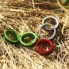 1/2Pcs Fishing Line Puller Anti-Slip Rubber Ring Portable Line Pull Loop Aluminum Alloy Fishing Tackle Tool Fishing Equipment