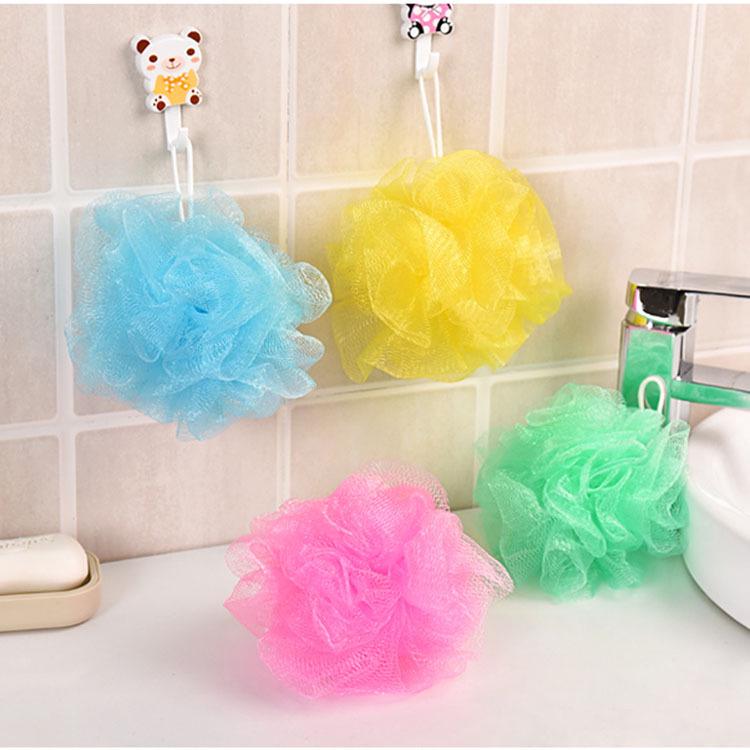 Color bath ball, colorful bath wipe, bath towel rub back bath flower bubble bubble net bath ball toiletries