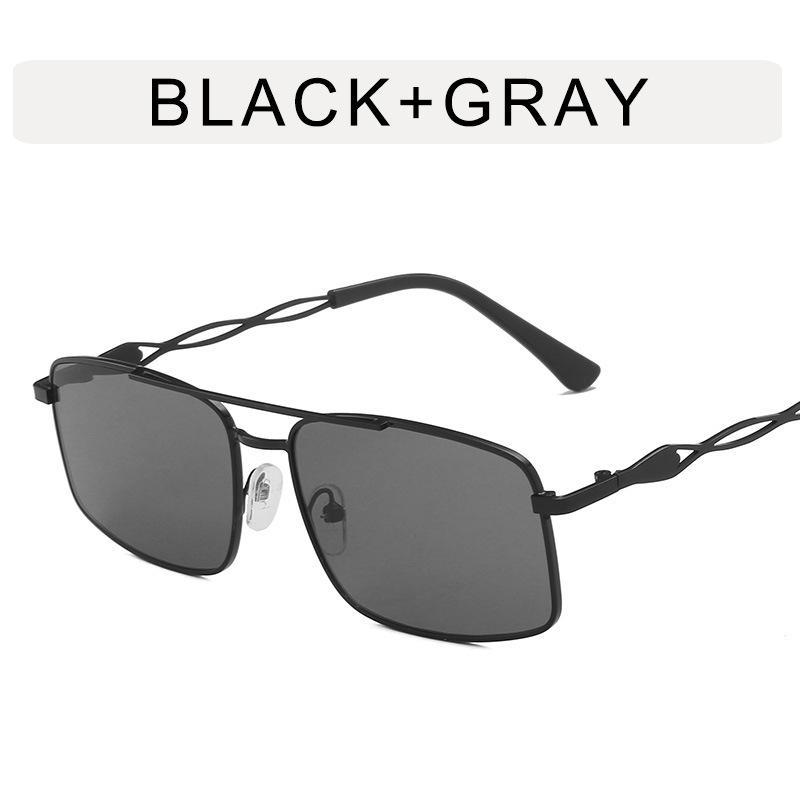 Metal Frame Sunglasses Fashion Multi-color Women's Beach Sunglasses