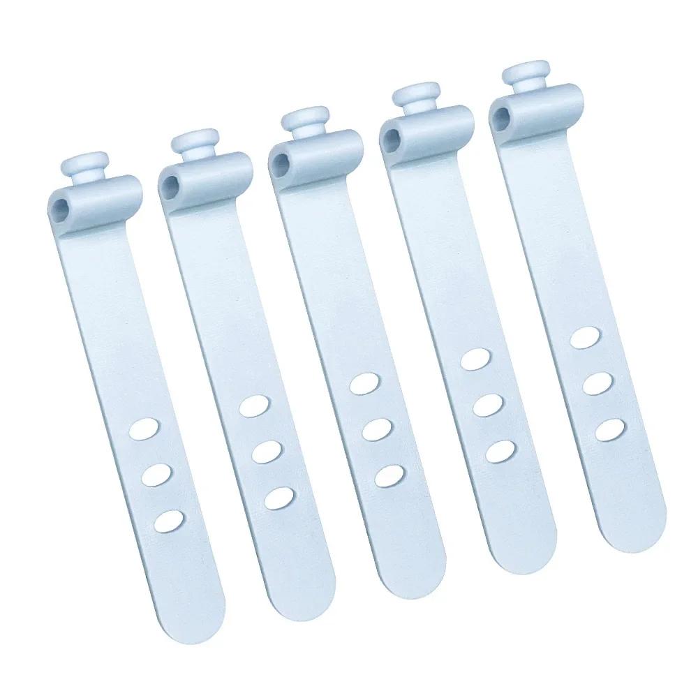 10/5/1pcs Reusable Fastening Cable Ties Cord Organizer for Earphone Mouse Cable Winder Portable Soft Silicone Wire Organizer