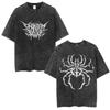 Kingdom hearts Maglietta Lavata 2026 Nuovo Modello personalità Vestiti camicia Abbigliamento per tutto l'anno Streetwear Alla moda Vintage Traspirante