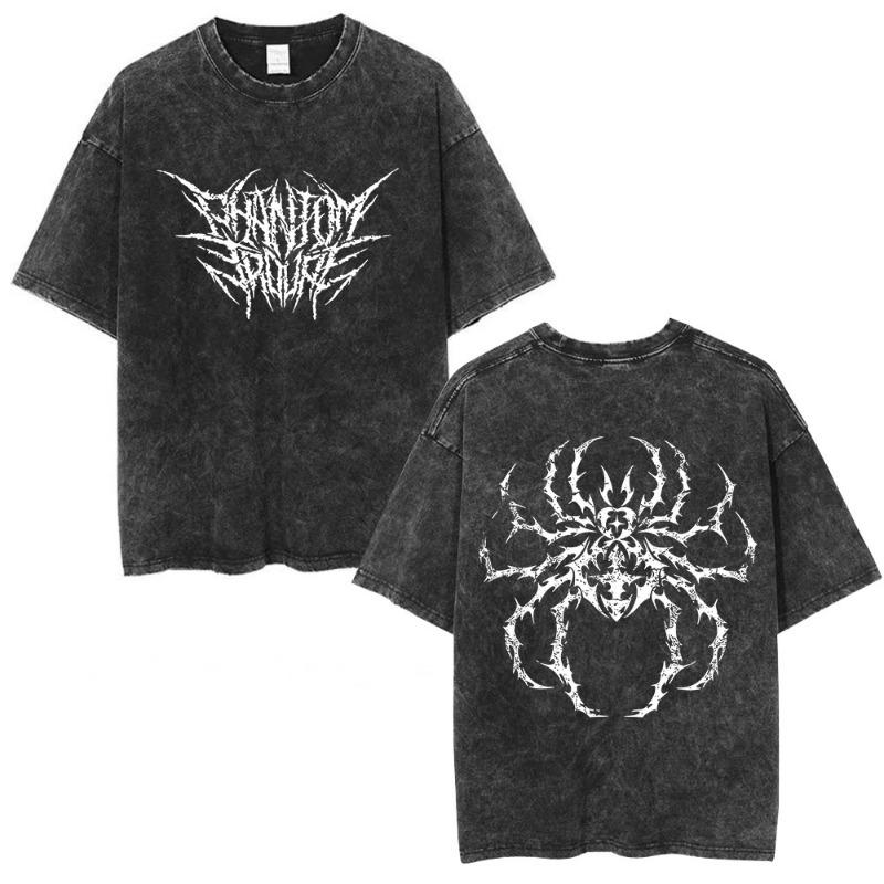 Kingdom hearts Maglietta Lavata 2026 Nuovo Modello personalità Vestiti camicia Abbigliamento per tutto l'anno Streetwear Alla moda Vintage Traspirante
