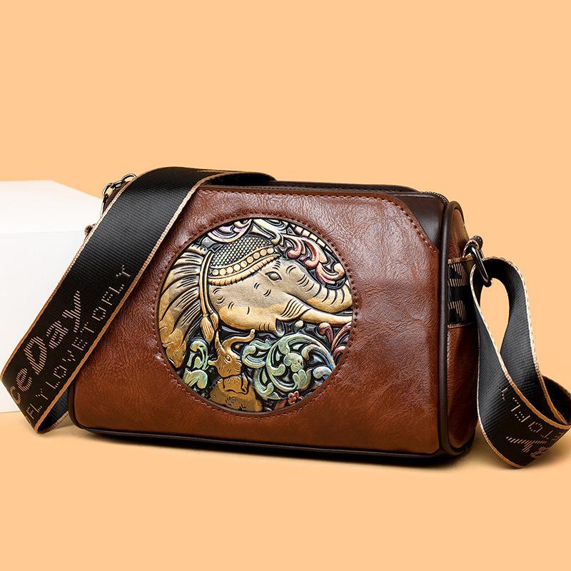 Women's Bag Retro High-end Messenger Bag Trendy Versatile Commuter Women's Simple Messenger Bag