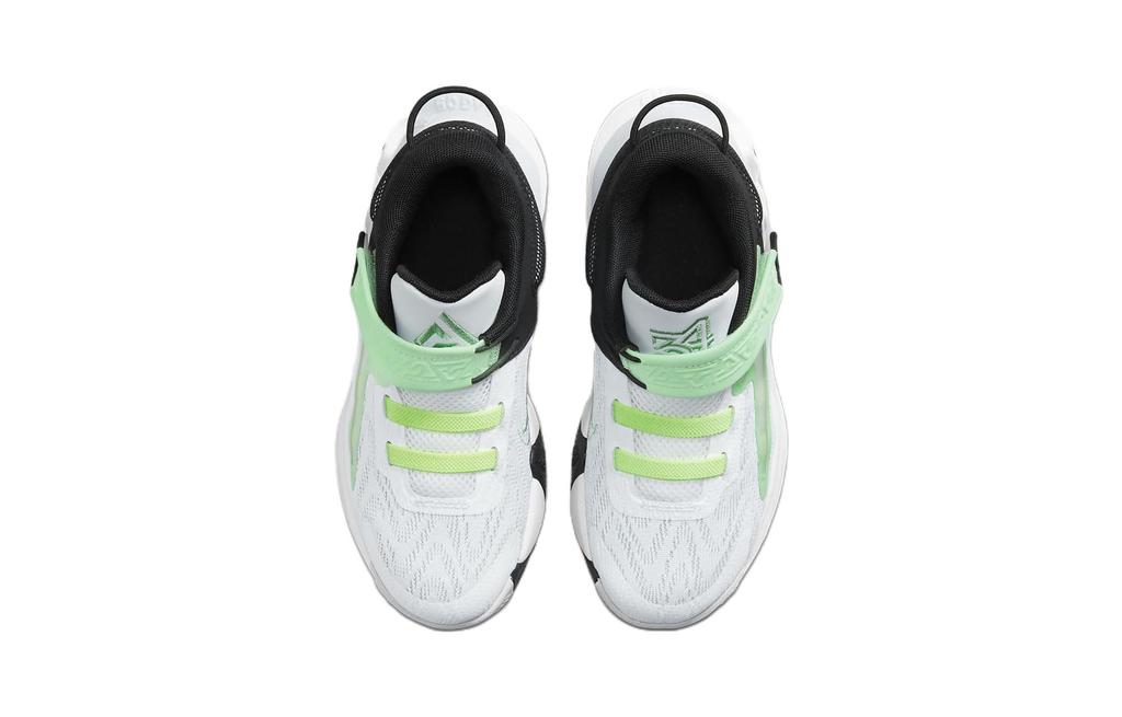 Nike Giannis Immortality 2 Slip Resistant Cushioning Breathable Low Top Children's Basketball Shoes Black White Green DQ1942-101