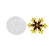 Silicone Snowflake Pendant Mould Christmas Tree Hanging Accessories Epoxy Mold Stylish Home Decoration Making Mold