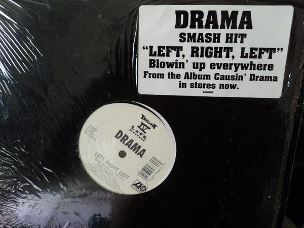 

12inch Record DRAMA - Left, Right, Left 084662 Atlantic 2000 US Rap & Hip-Hop/R&B Used