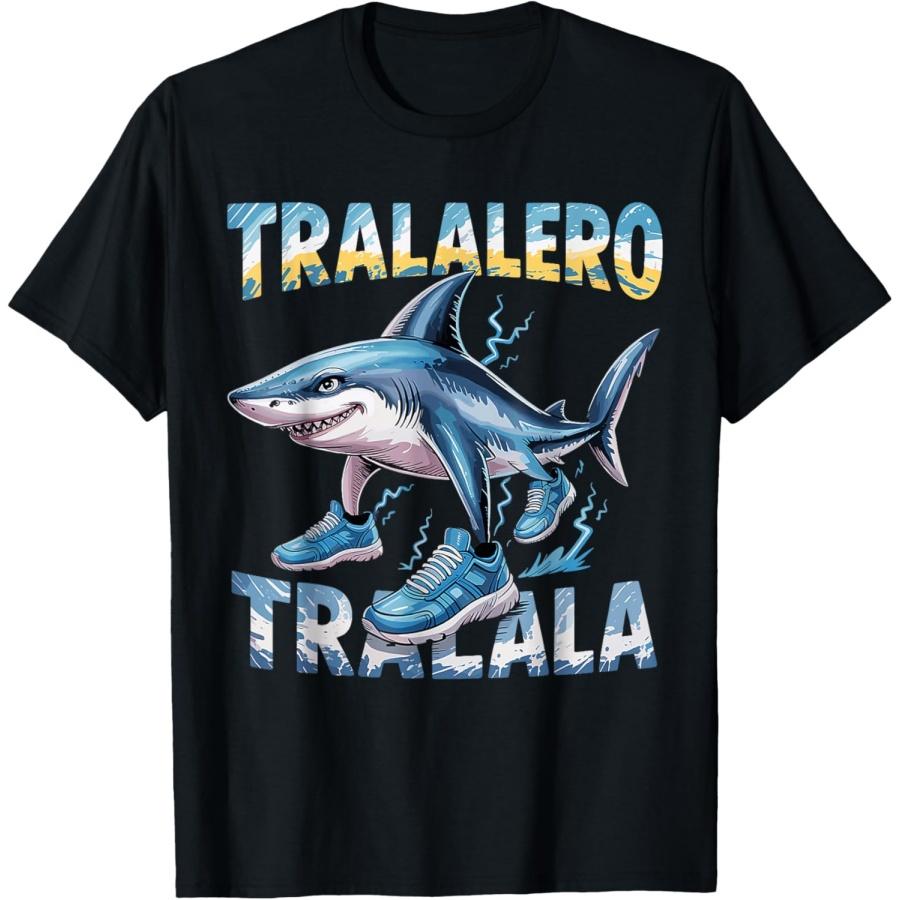 Tralalero Tralala Italian Brainrot Meme T-Shirt(1) S