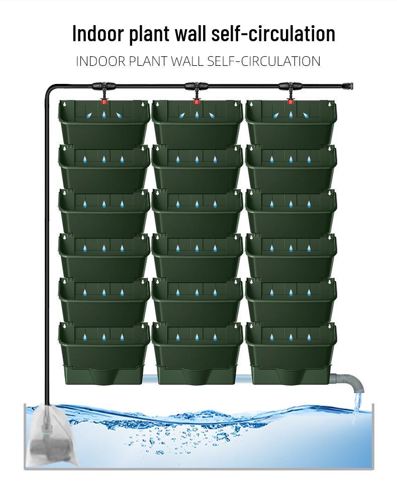 Selbstzirkulierende leise Wasserpumpe für Zimmerpflanzenwände, kleine Gärten, Fischteiche und Becken
