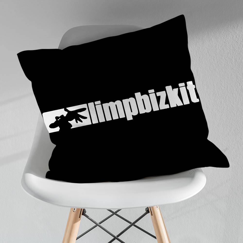 Rock LLimp BBizkit Band Throw Pillow Case Living Room Sofa Cushion Cover For Home Bedroom Decoration Protector