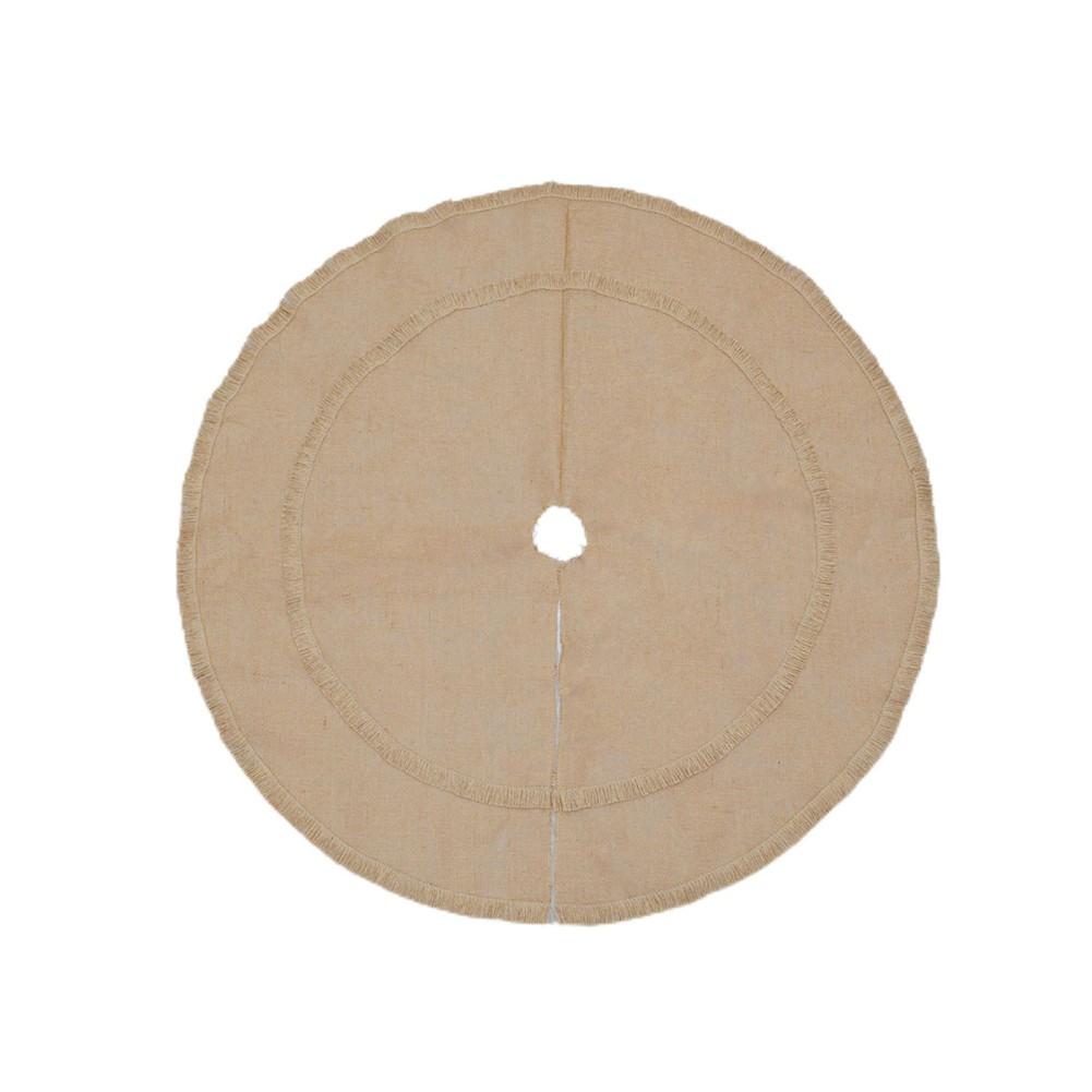 

Легко чистящийся материал Мешковина Декор для елки Юбка для елки