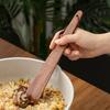 Teak Wood Spatula For Cooking Small Wood Flipper Non-Stick Spatula Utensils