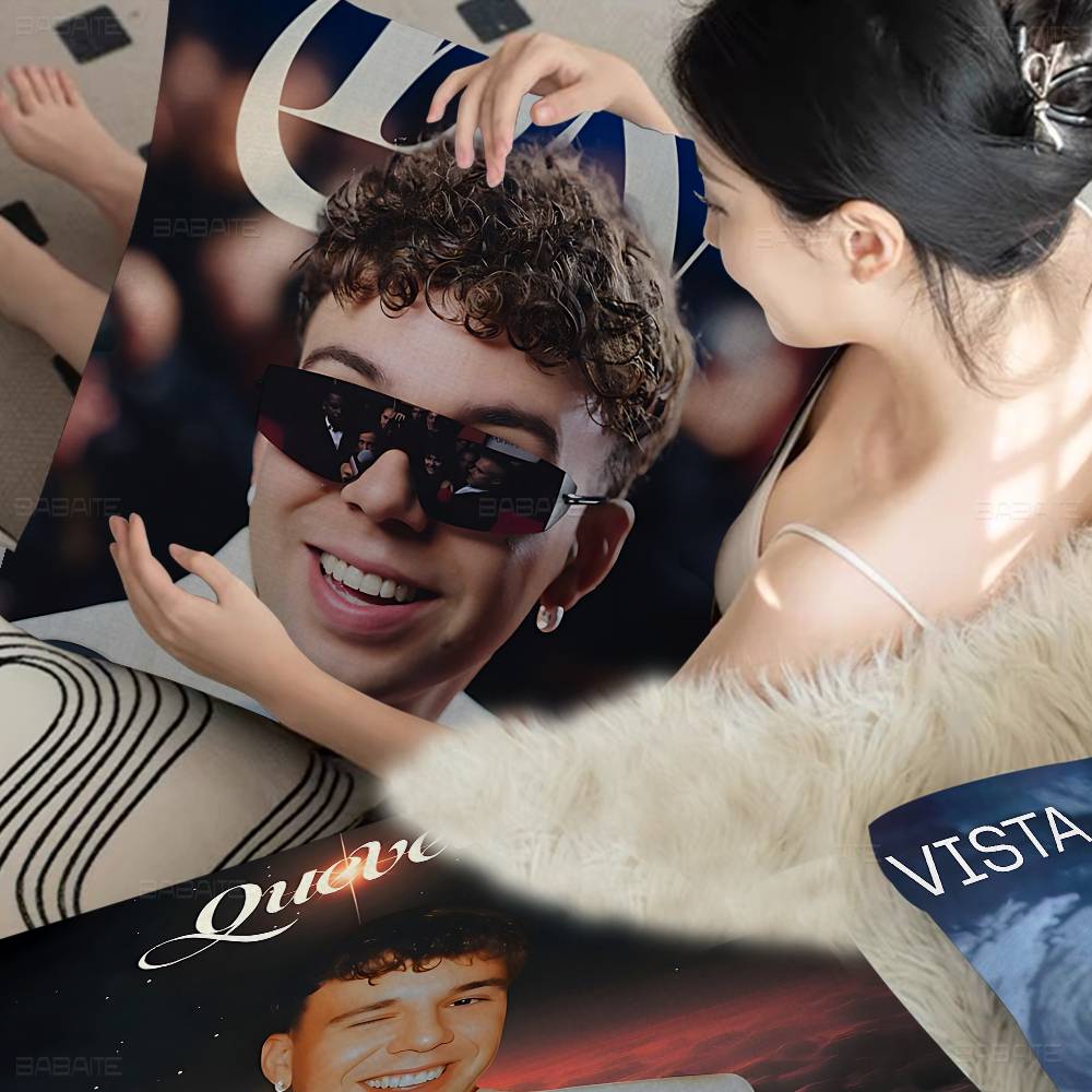 Popular Reggaeton Singer Q-Quevedo Cushion Cover Pillow Cover Decor Pillowcase Printed Cushion Case For Couch