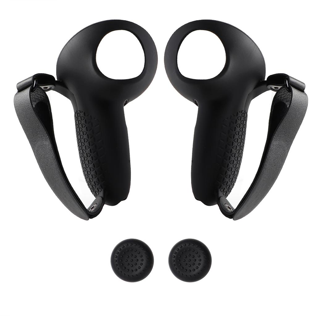 1 Set Silicone Sleeve Case with Joystick Caps for Q 3 VR Headset Touch Controller Comfortable Gaming Accessory