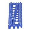 Nut Bolt Thread Gauge Checker M3 To M22 Metric and #4 To 3 4 Imperial Sizes Bolt and Nut Identifier Gauge Blue